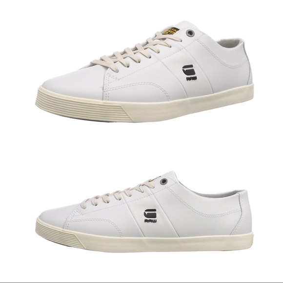 g star white trainers